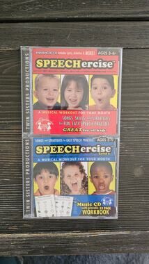 Speechercise Level 1 & 2 CD Bundle Twin Sisters Productions Speech Therapy Kids